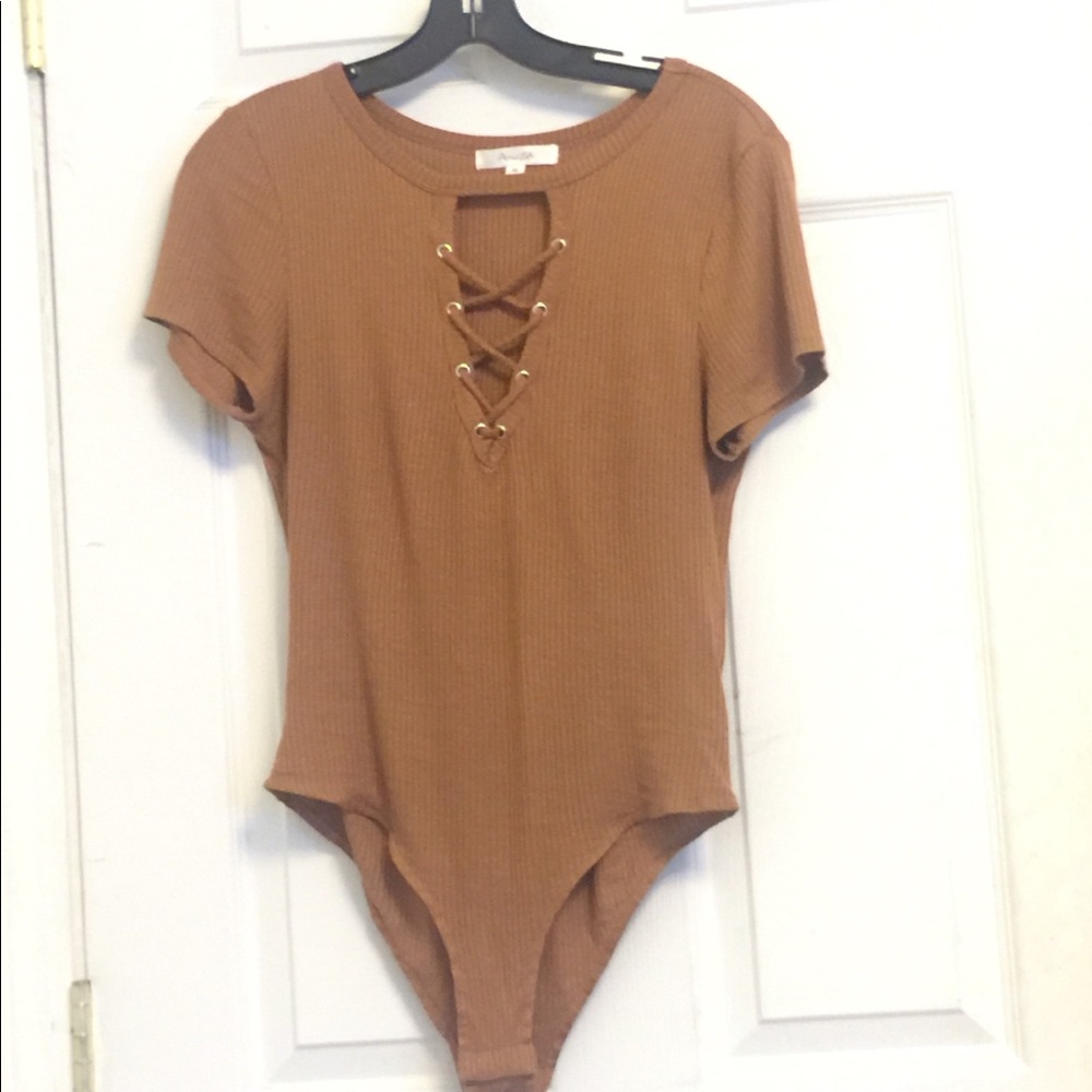 Lace up bodysuit